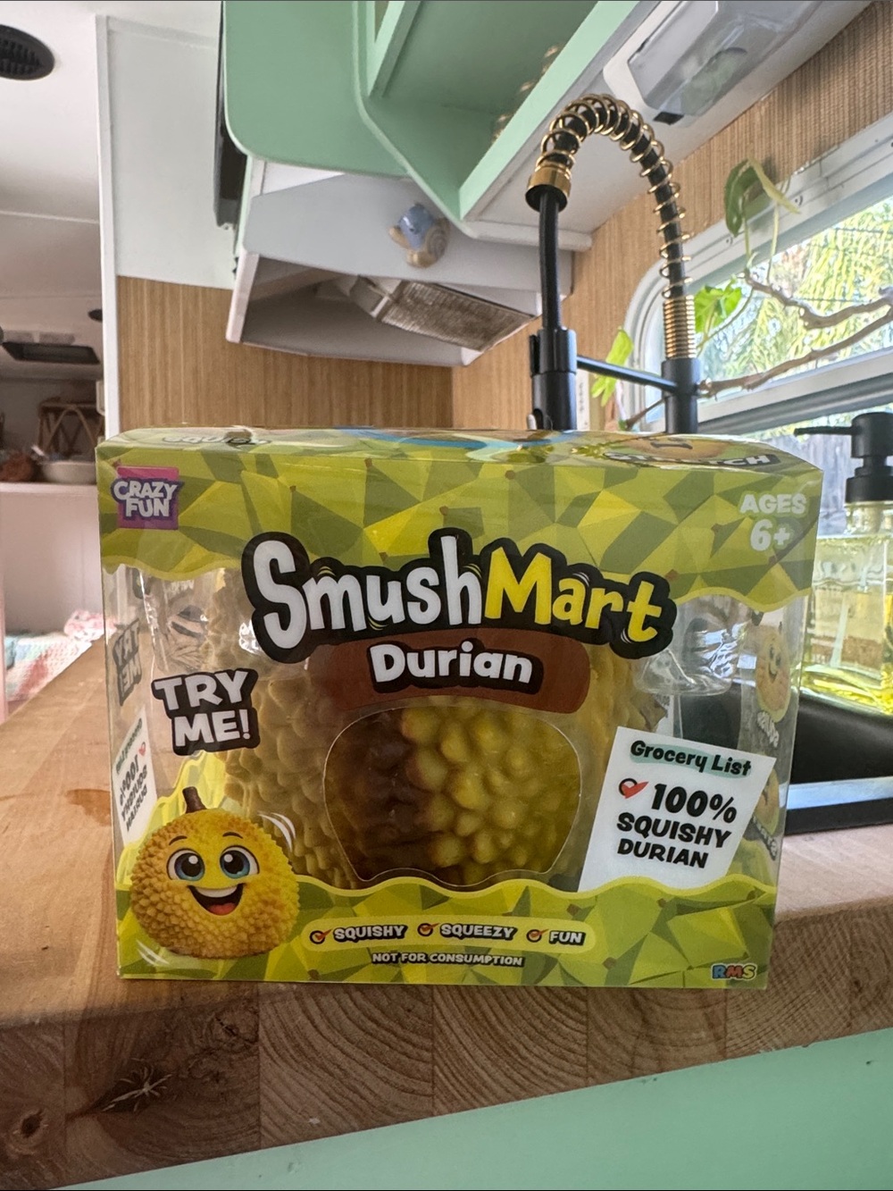 Durian Squishy Toy - Yellow